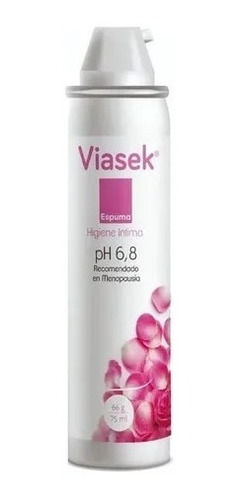 Viasek Espuma De Higiene Íntima Ph 6,8 Para Menopausia 75ml