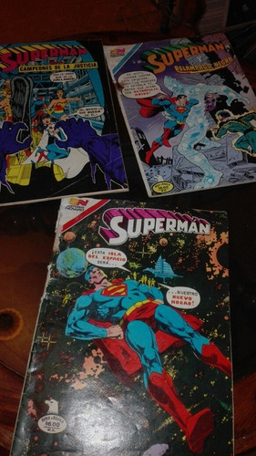 Superman. Lote Tres Comics 1981 Y 1985. Novaro. 