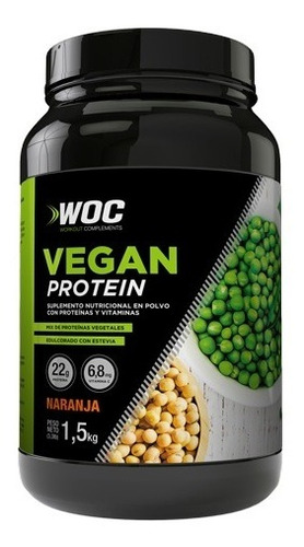 Vegan Protein Woc® 1.5kg - Proteína Vegana No Gmo + Vit