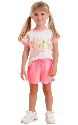 Imagem 3 de 5 de Conjunto Infantil Petit Cherie Neon Fun At Gym 21042