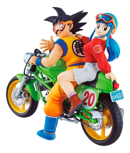 Dragon Ball Goku Y Chichi En Moto Original Desktop Real Orig
