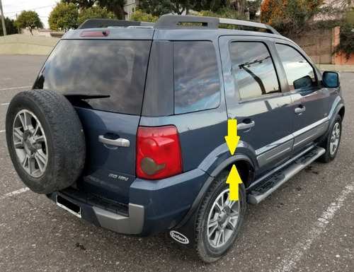 Moldura Pasarueda Ecosport 2003/2012 Guardab Trasero Derecho