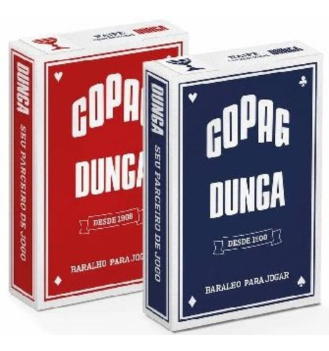 2 Baralhos Copag Dunga Par - Original Lacrado