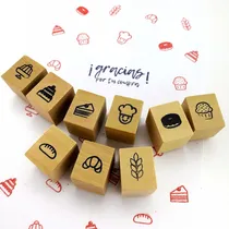 Comprar Set Sellos Decorativos:  Iconos Pastelero, Contiene 9 Sellos