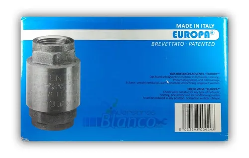 Valvula Check 2 Pulgadas Europa