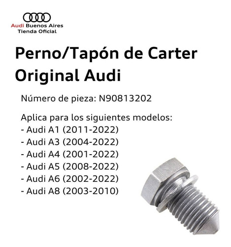 Tapón De Carter Audi A1 2011 Al 2021