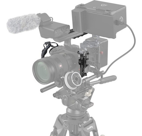 Cage C/ Alça De Mão E Handle Xlr Smallrig P/ Sony Fx30 / Fx3 Cor Preto