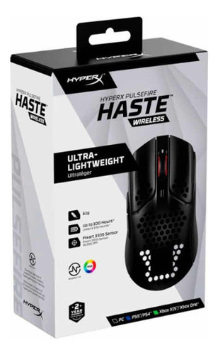 Mouse Hyperx Pulsefire Haste Wireless Negro Model 4p5d7