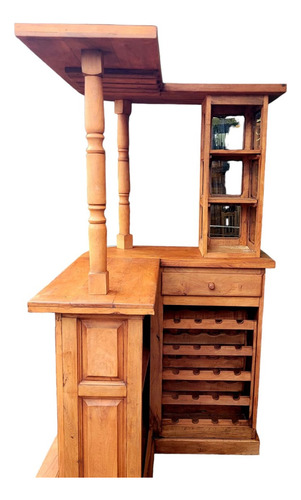 Barra Mueble Macizo Romántico Algarrobo Ezeiza 120x100
