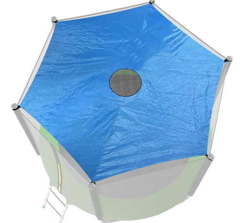 Cubierta Hexagonal For Trampolín, Color Azul, Tela Oxford D