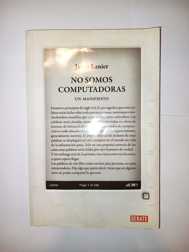 No Somos Computadoras - Jaron Lanier - Debate