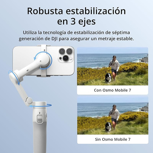 Dji Estabilizador Osmo Mobile 7p Para iPhone, Android, Segui