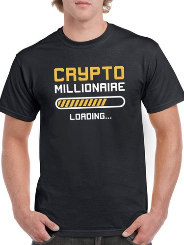 Playera Cripto Millonario En Proceso Para Hombre