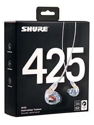 Auriculares Con Aislamiento De Sonido Shure Se425-cl Con Mic