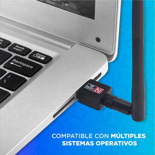 Imagen 3 de 10 de Antena Wifi Pc Notebook Usb 2.0 Wireless 1200mbps 802.11n