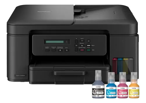 Impresora Multifunción A Color Brother Dcp-T730W Wifi Negro