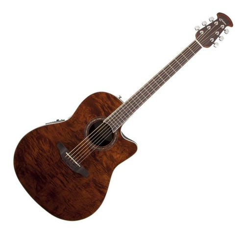 Guitarra Electroacústica Ovation Celebrity Standard CS24P para diestros dark nutmeg ovangkol cremoso