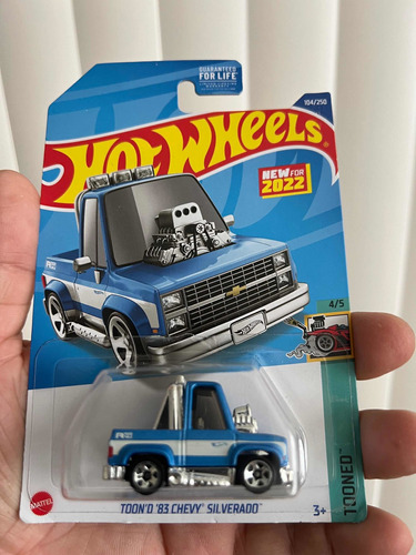 Hot Wheels 1/64 1983 Chevrolet Silverado Toon D Pick Up