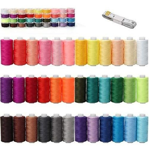 Wiwaplex 72 Piezas Bobinas Kits De Hilo De Coser, 437 Y...