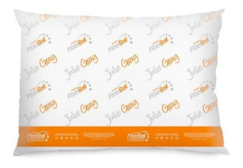 Imagen 3 de 10 de Almohada Fiberball Julie Gray Fibra Siliconada Ultra Soft