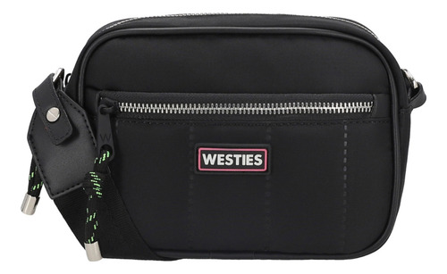 Bolsa Cross Body Para Mujer Westies Negro Hbcapuchina8we