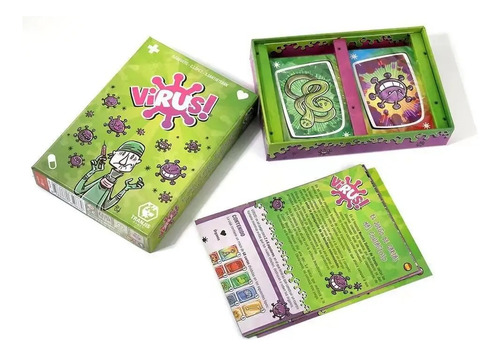 Juego Virus 1 Viral En Español Juego De Mesa Origen Chino