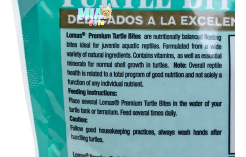 Imagen 5 de 6 de Alimento De Tortugas Y Reptiles En Bolitas Turtle Bites 90g