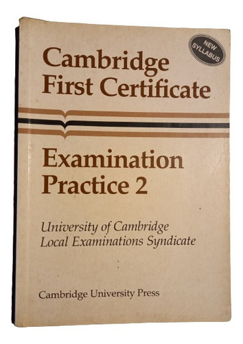Cambridge First Certificate - Examination Practice 2