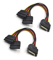 Comprar Paquete De 2 Cables Adaptadores De Corriente Sata De 15 Pine