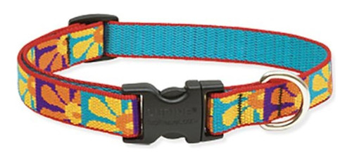 Lupin 3/4-inch Loco Collar De Perro Ajustable Margarita