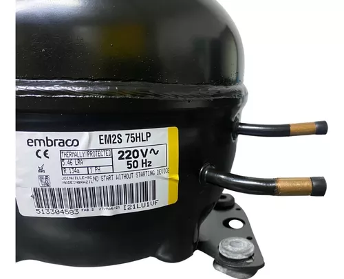 Motor Compresor Embraco Original 1/4 R134 Hp Heladera Familiar