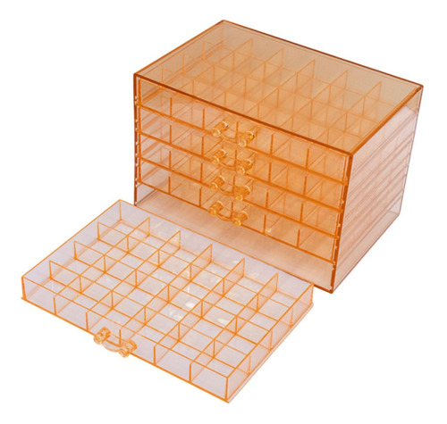 Organizador De Joyería Organización 5 Canteros Naranja