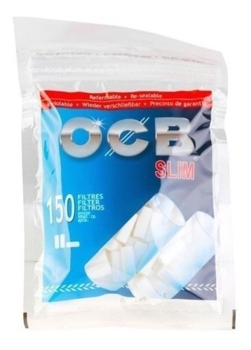 Filtros Ocb Slim 6mm  - 150 Filtros  Pack X 10