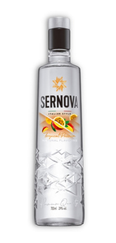 Sernova Tropical Passion Vodka Saborizado Destilado X6 700ml