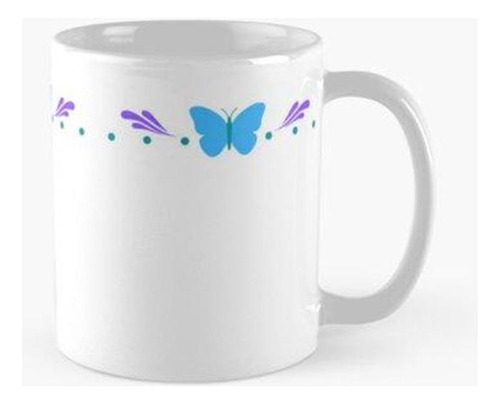 Taza ¡el Café Es Para Adultos! (patrón De Mariposa Azul) Cal