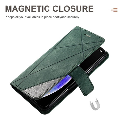 Funda Tipo Cartera Para Google Pixel Flip Funda Con Patrón De Cuadrícula Para Google Pixel 6 6a 7 7a 8 8a 9 9a Pro Xl 4g 5g