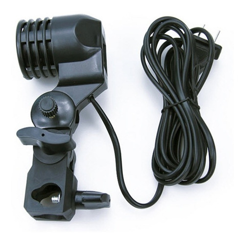 Combo Soporte Socket Para Bombilla + Sombrilla Translucida