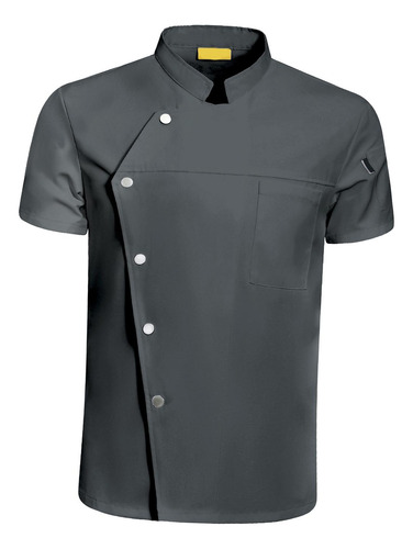Hombres Mujeres Chef Coat Jacket Executive 3xl Talla Gris