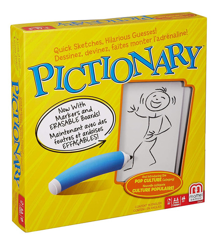 Edición En Inglés Del Juego Pictionary