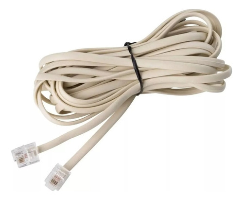 Cable Flexible 4 Hilos Telefonico Con Rj11 4 Mts Colores