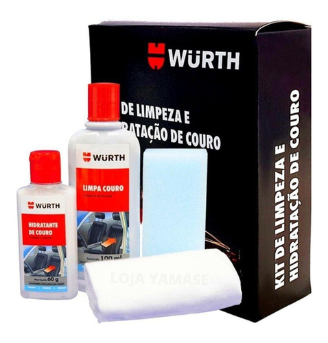 Kit Limpeza E Hidratação De Couro Wurth - Limpa E Hidrata