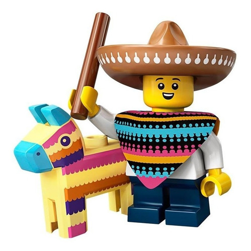 Lego Minifigura 1 El Niño De La Piñata Serie 20 71027