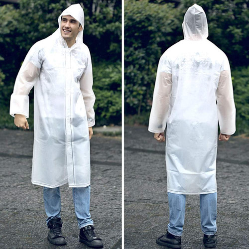 Capa Portátil For Con Capucha Capa Lluvia Tipo Manga