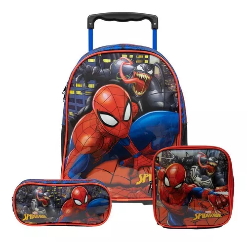 Mochila y Lonchera Spider-Man Roja