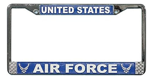 Armazon Para Placa Con El Texto  Us Air Force , Metal Cromad