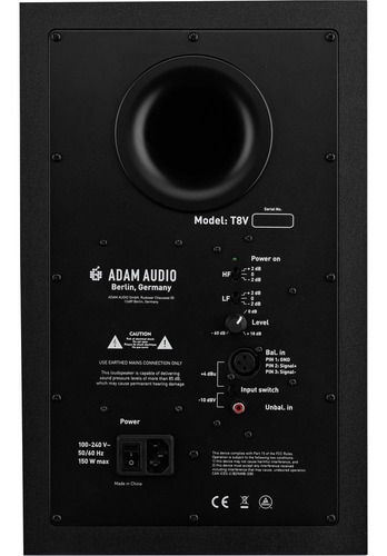 Imagen 2 de 3 de Monitor De Estudio Adam T8v 8 Pulgadas Precio X Unidad