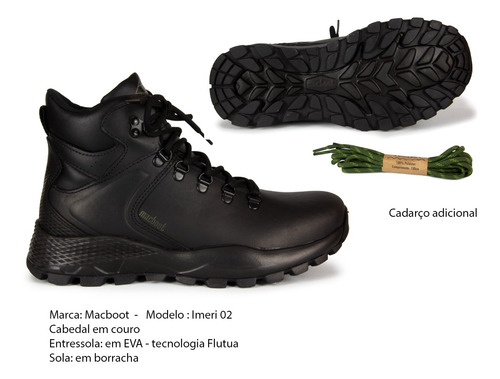 Imagem 5 de 5 de Bota Adventure Macboot Imeri 02 Cano Alto Masculino