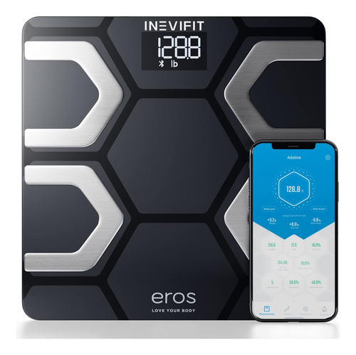 Inevifit Eros - Báscula De Grasa Corporal Con Bluetooth