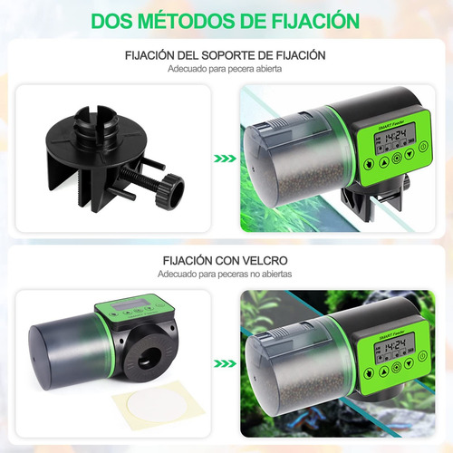 Alimentador Automático De Peces For Acuario 200ml