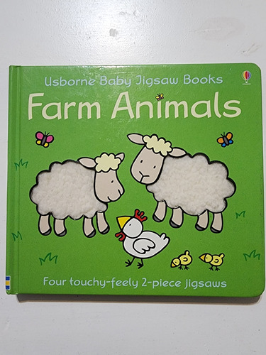 Usborne First Jigsaws: Farm Animals. Iibro Rompecabezas 